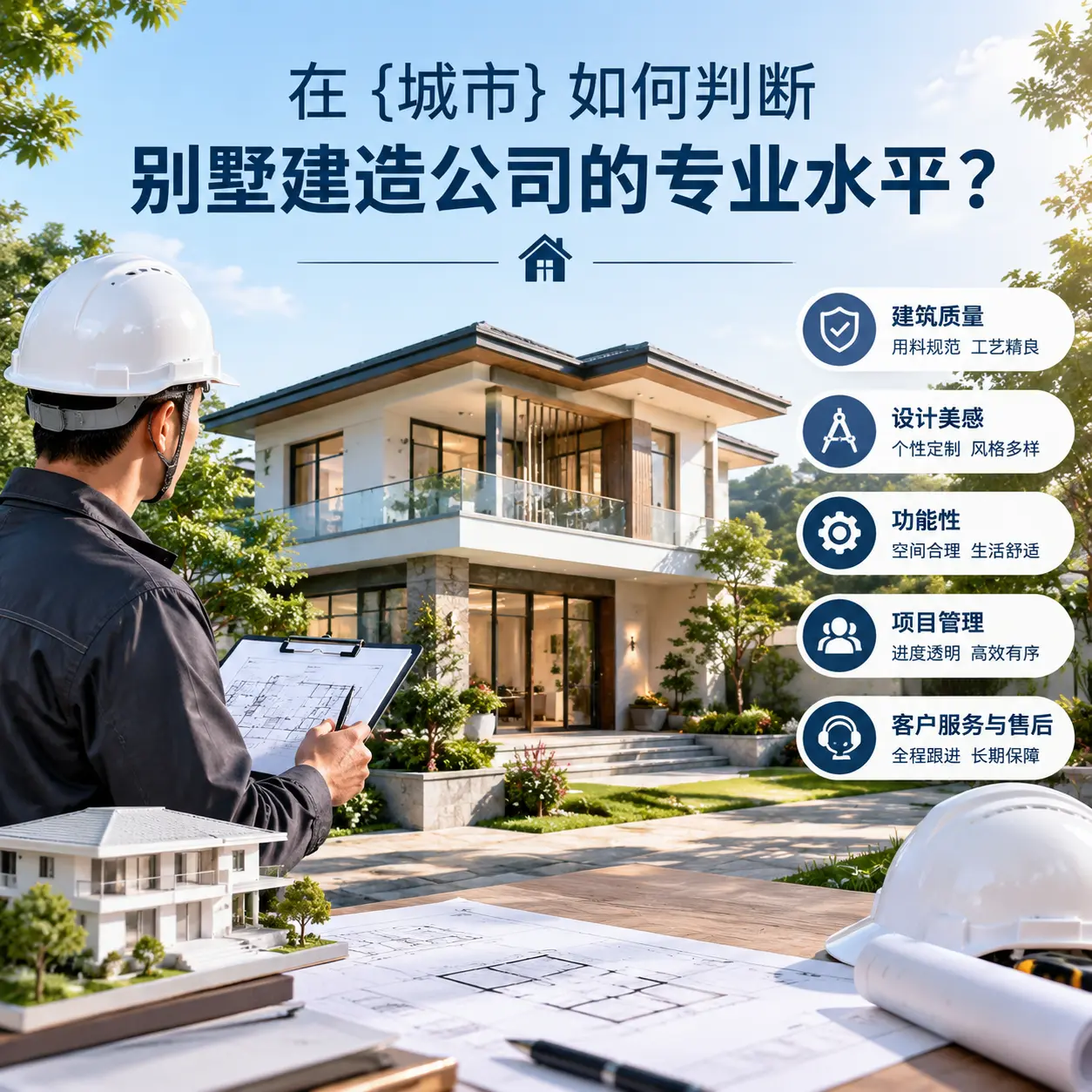 在 毕节 如何判断别墅建造公司的专业水平？