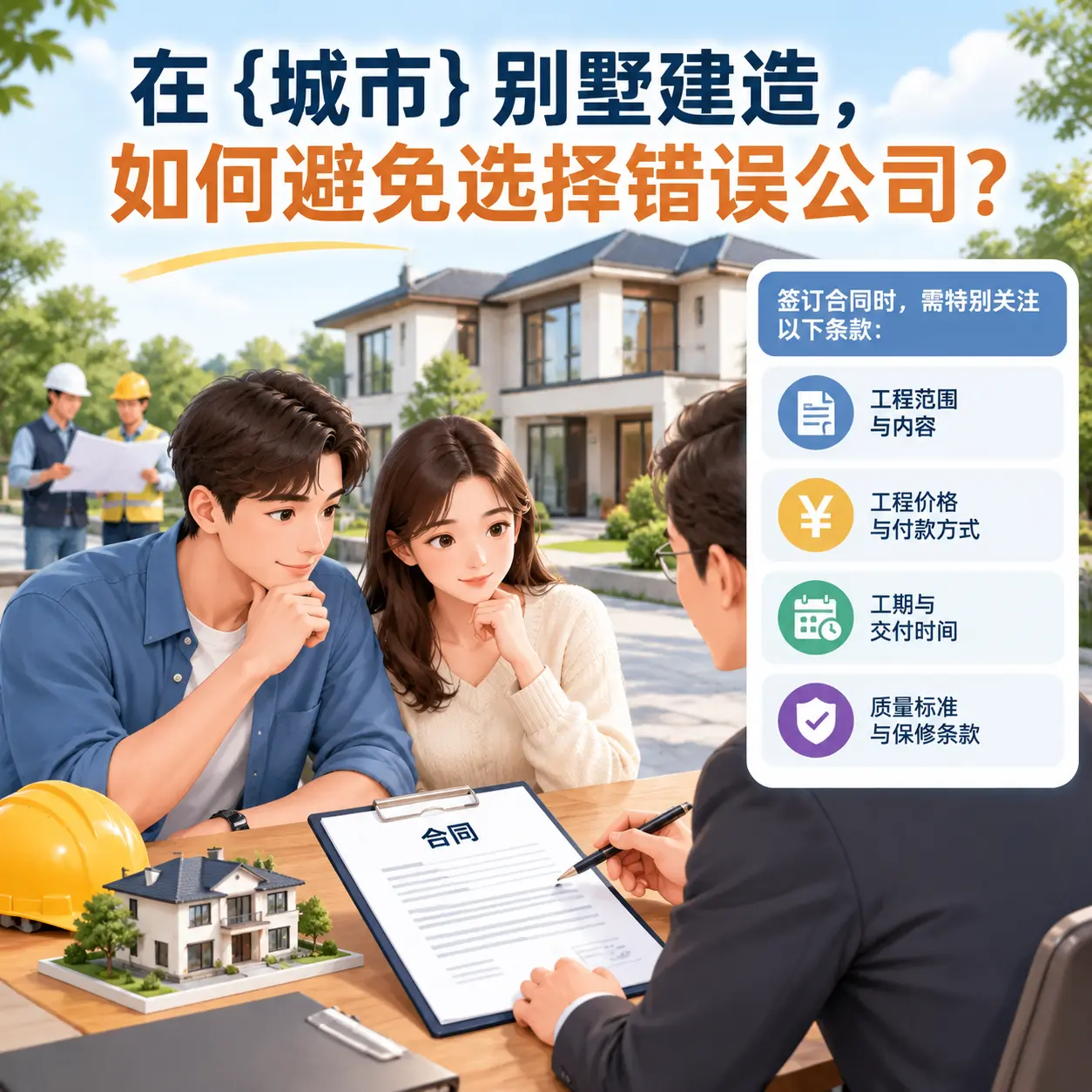 在 毕节 别墅建造，如何避免选择错误公司？