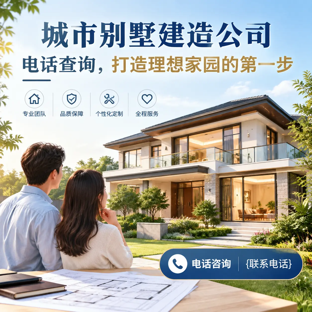毕节别墅建造公司电话查询，打造理想家园的第一步