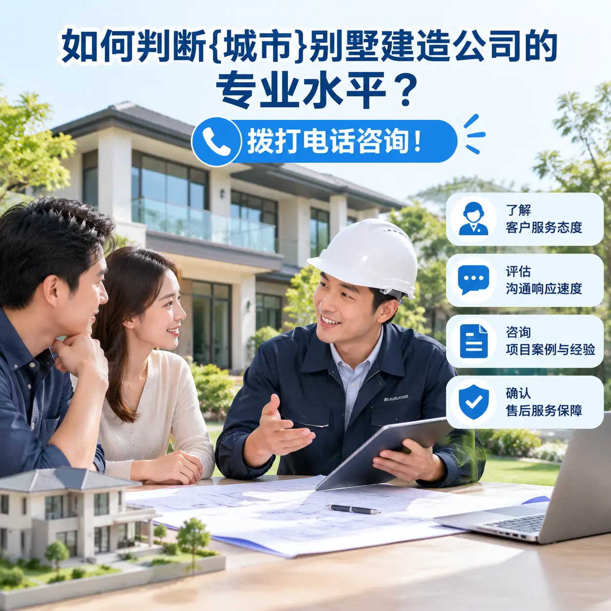 如何判断毕节别墅建造公司的专业水平？拨打电话咨询！